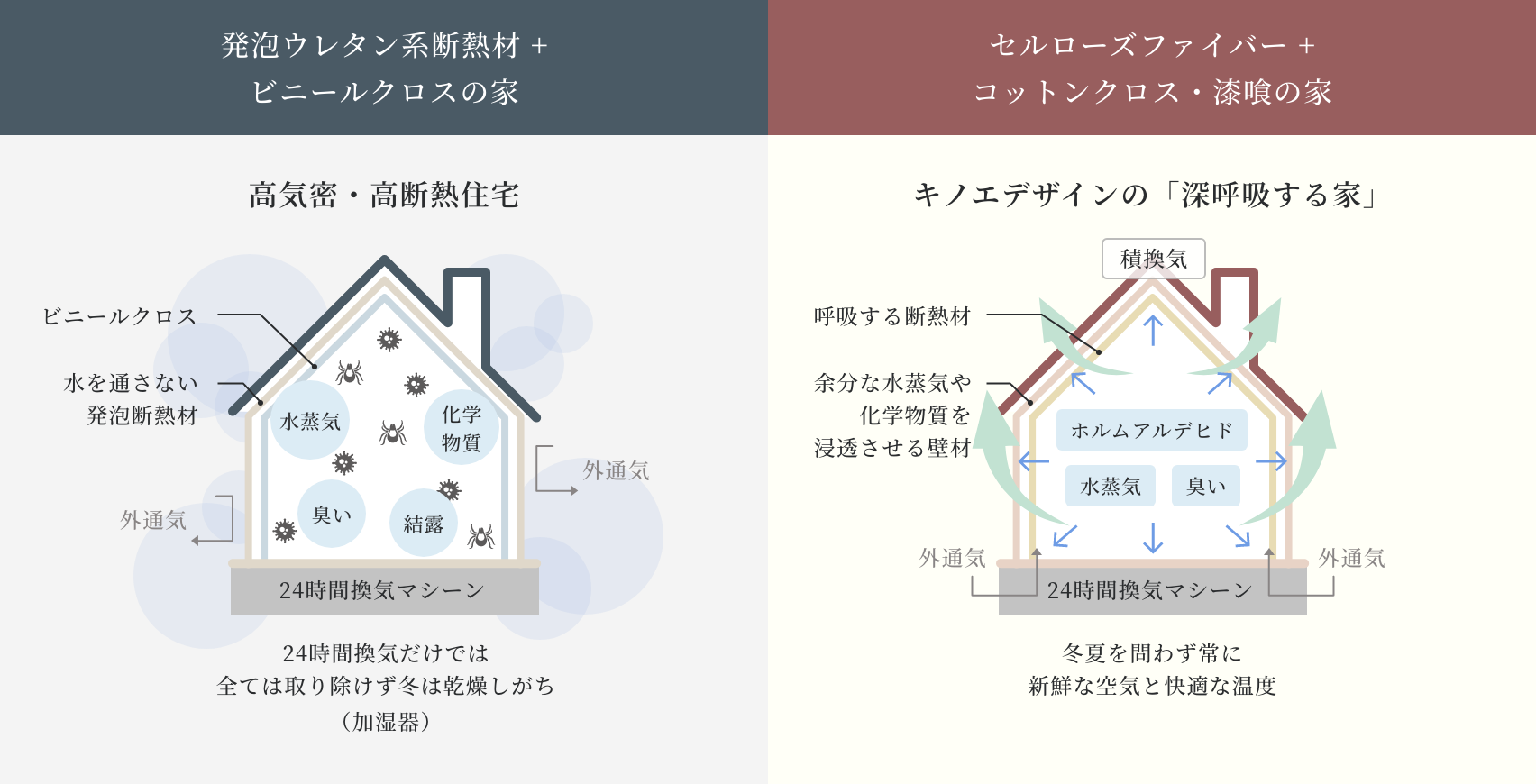 結露とカビ・ダニ、アレルギーの関係