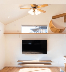 あたたかい雰囲気の亜洒落なリビング